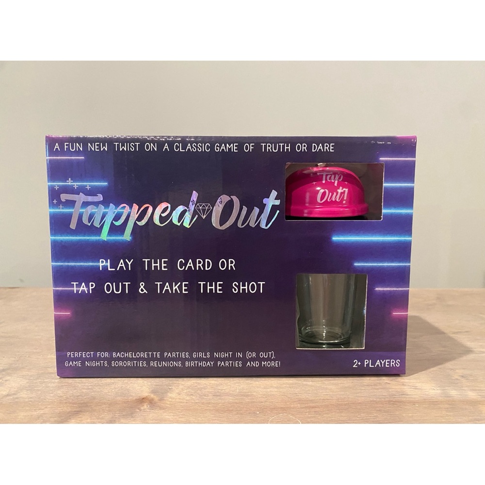 **FINAL PRICE**  'Tapped Out’ drinking card game